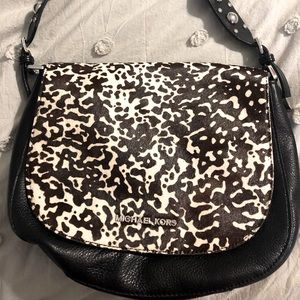Michael Kors Hayes calf hair crossbody